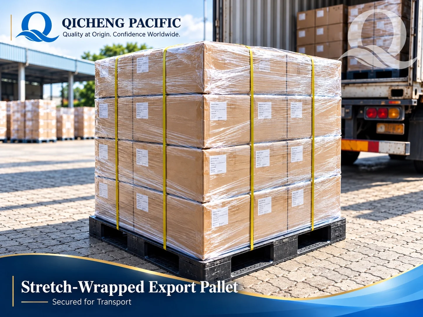 Wrapped pallets